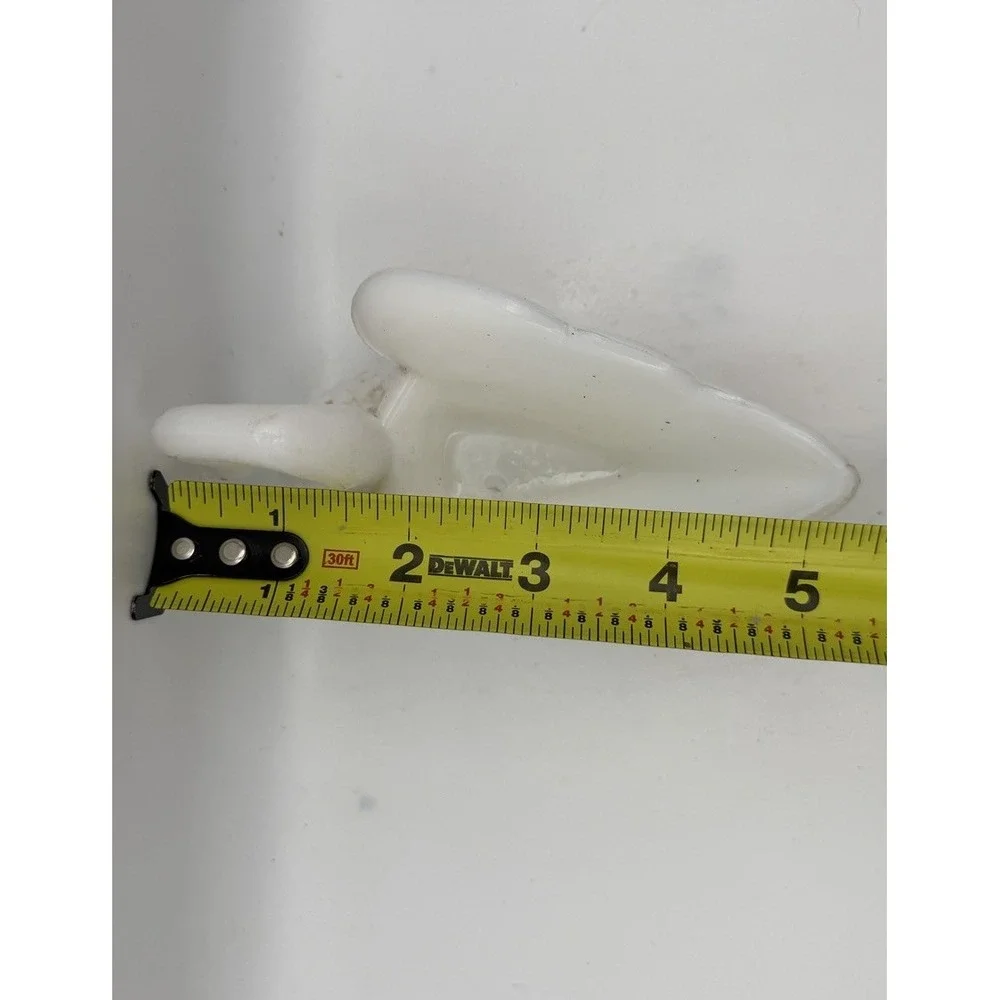 Vintage White Milk Glass Swan Planter Trinket Dish Vanity Candy Dish 5